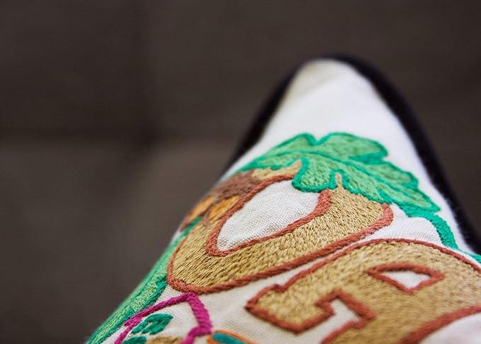 Catstudio Oakland Embroidered Decorative Throw Pillow