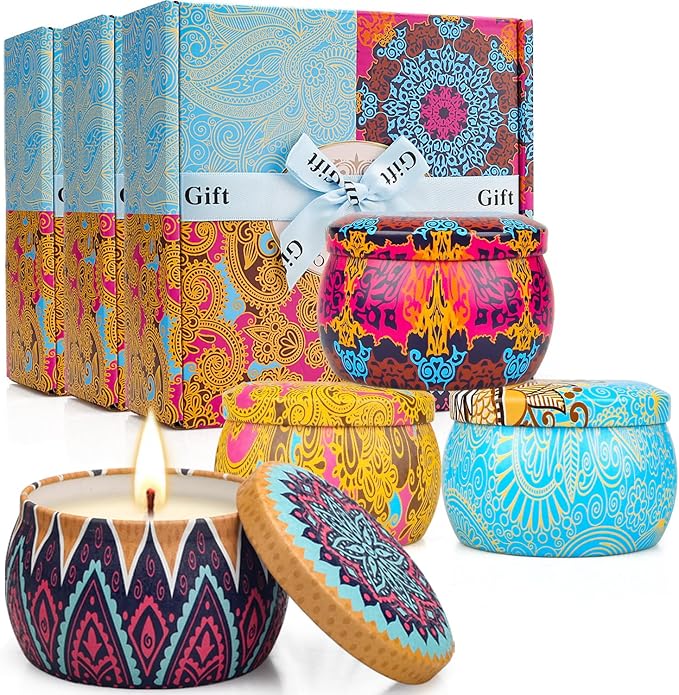 12 Pack Citronella Candles Outdoor - 52.8 Oz Soy Wax Candle Set, 360 Hour Long Lasting Scented Candles for Camping, Garden, Party