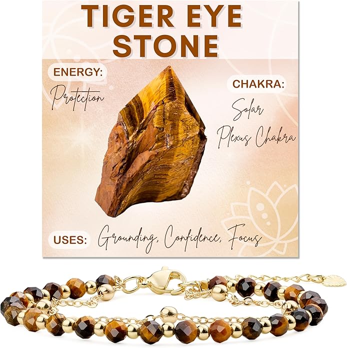 Farfume Crystal Bracelet Beaded Bracelets for Women 4mm Natural Stone Beads Gemstone Handmade Anxiety Jewelry Gifts