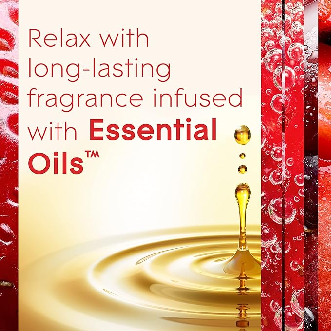 Glade PlugIns Refills Air Freshener, Scented and Essential Oils for Home and Bathroom, Bubbly Berry Splash, 3.35 Fl Oz, 5 Count