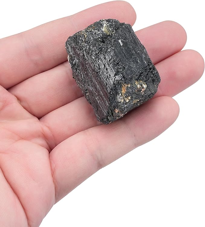 QianCannaor Protection Clarity Abundance Crystal Set – Amethyst Cluster, Pyrite, Black Tourmaline, Clear Quartz, Labradorite Healing Crystals for Meditation, Energy, and Spiritual Balance