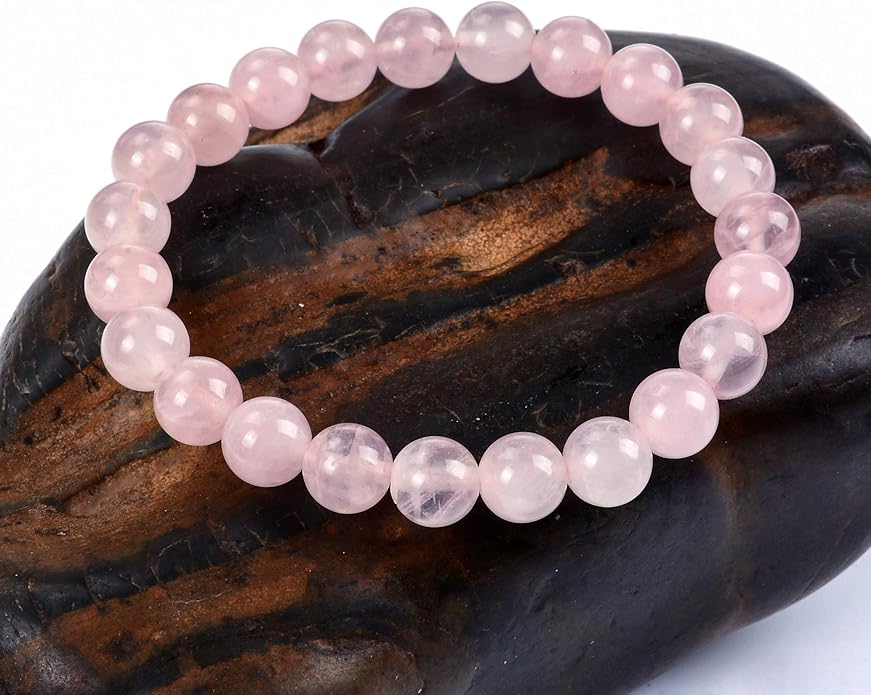 Cherry Tree Collection - Small, Medium, Large Sizes - Gemstone Beaded Bracelets For Women and Men - 8mm Round Beads