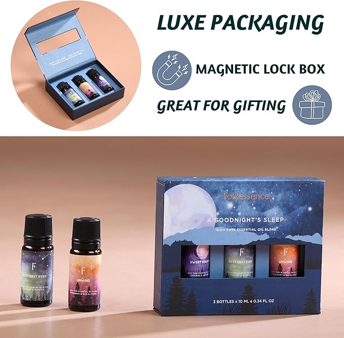 Folkulture Essential Oils for Diffuser Oil | Essential Oils Set of 3 Fragrance Oil | Diffuser Oils Scents for Home | Fragrance Oils for Diffusers - Rosemary, Eucalyptus, Lavender