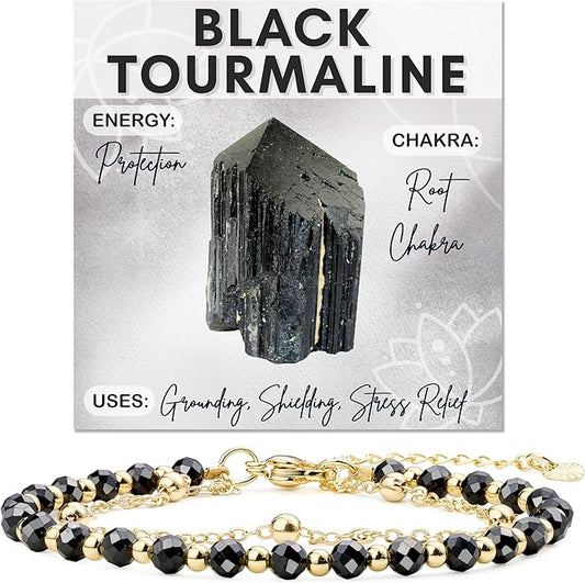 Farfume Crystal Bracelet Beaded Bracelets for Women 4mm Natural Stone Beads Gemstone Handmade Anxiety Jewelry Gifts