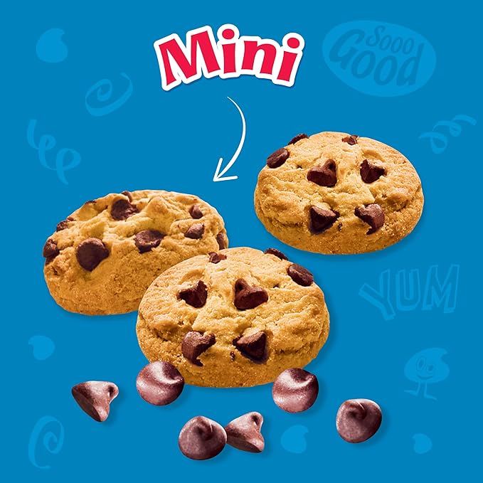 CHIPS AHOY! Mini Original Chocolate Chip Cookies, 10 Snack Packs (Pack of 2)