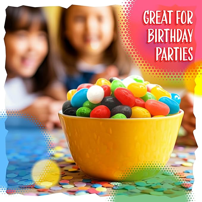 Jelly Beans Candy | 2-Pound Pack | Assorted Fruit and Licorice Flavors