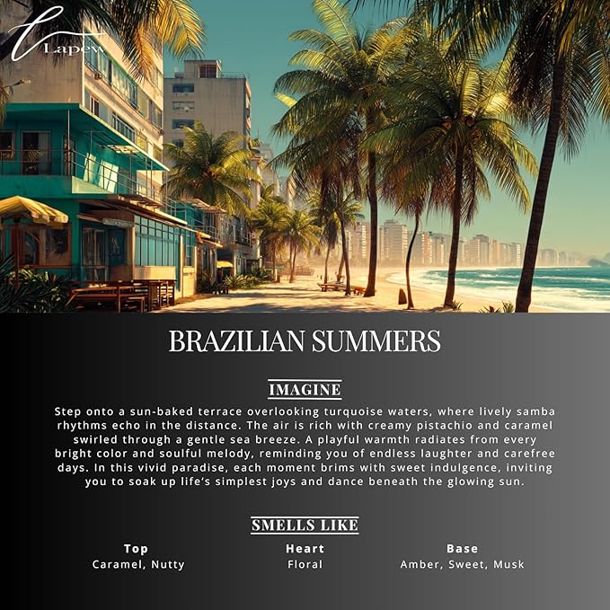 Car Air Freshener Diffuser – 2 Pack Hanging Air Freshener Diffuser (.34 Oz, Brazilian Summers)