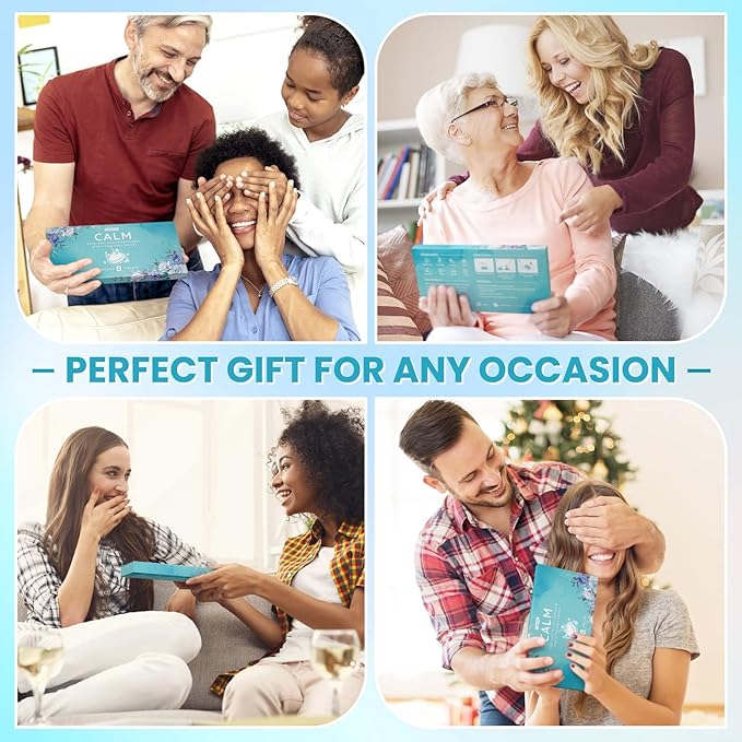 Shower Steamers 8 Pack Set Shower Bombs Tablets in Box with 8 Fragrances with Shea Butter for Self-Care & Relaxation, Idea for Mother's Day, Women and Men