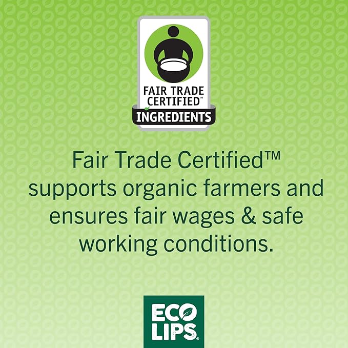 Eco Lips Lip Food - Nutrient Dense & Organic Lip Balm (Protect) - Lavender & Vanilla 3-pack