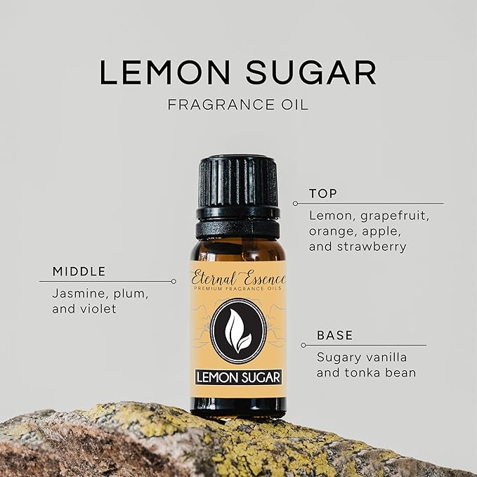 Lemon Sugar Premium Grade Fragrance Oil - 10ml - Scented Oil