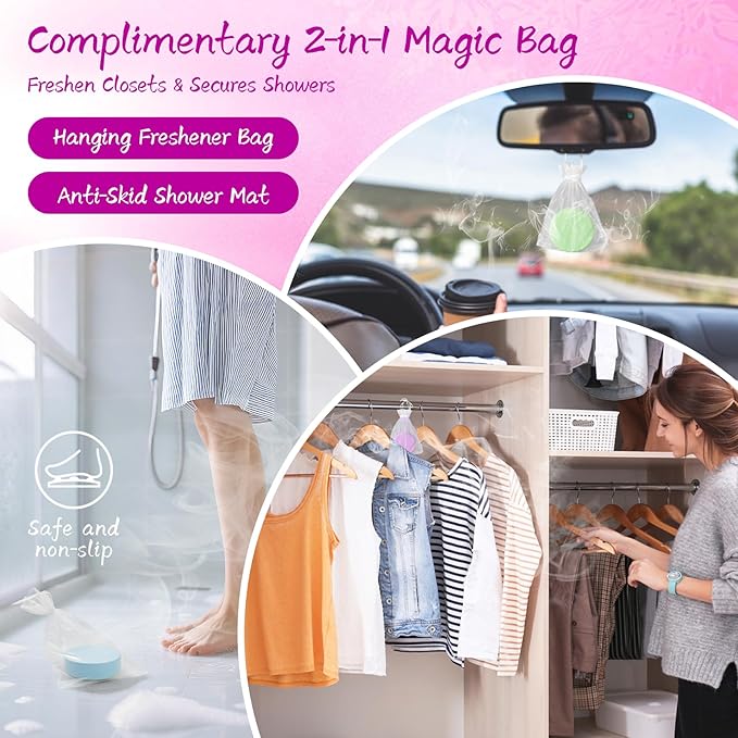 Shower Steamers Aromatherapy 8 Pack - Gifts for Women, Shower Bombs with Essential Oils, Self Care and Stress Relief Stocking Stuffers, Birthday Gifts for Women and Men. Dreamy Watercolor Style