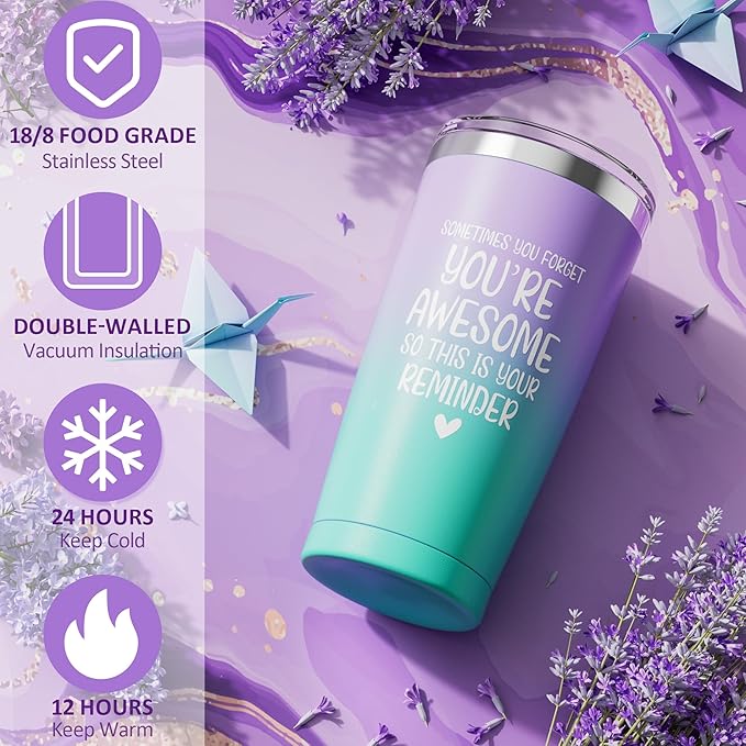 Birthday Gifts for Women Friendship, Lavender Relaxing Spa Gifts Basket for Women Self Care Gifts, Thank You Gifts Bath Set Mothers Day Gifts for Mom Her Sister Wife Friend Grandma Nurse Teacher Aunt