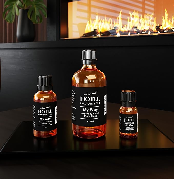 AirScent My Way Diffuser Oil Inspired by The 1 Hotel Miami Scent - Premium My Way Fragrance Oil Blend - 30 mL, 1 fl oz Glass Dropper Bottle for Ultrasonic and Waterless Diffusers and Crafting