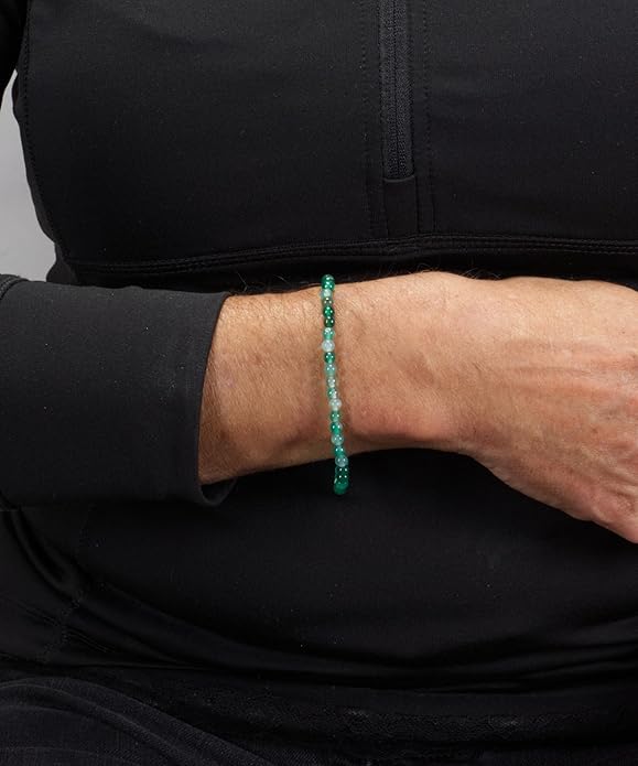 Cherry Tree Collection - Small, Medium, Large Sizes - Gemstone Beaded Bracelets For Women and Men - 4mm Round Beads