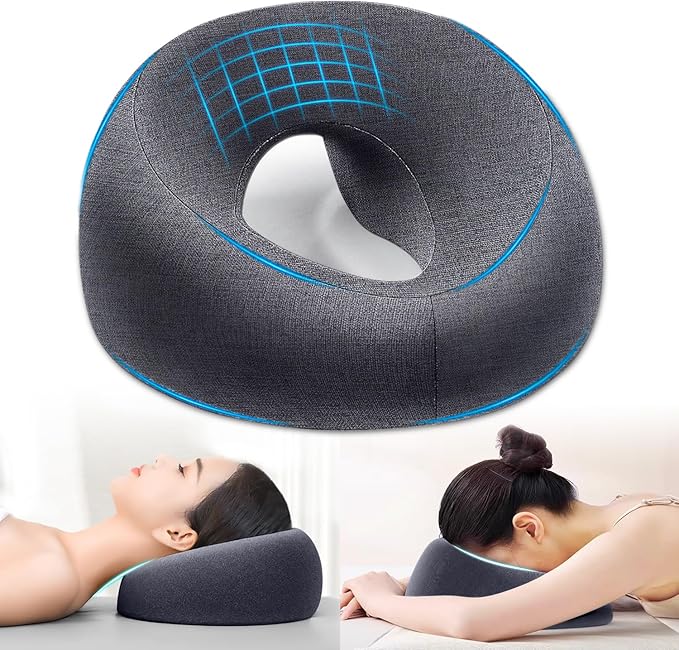 Face Down Pillow Massage Headrest for Bed Prone Down Sleeping,Pillow for Stomach Sleeper,BBL Pillow After Surgery,Face Cradle,Post Eye Surgery Recovery,Beach Tanning