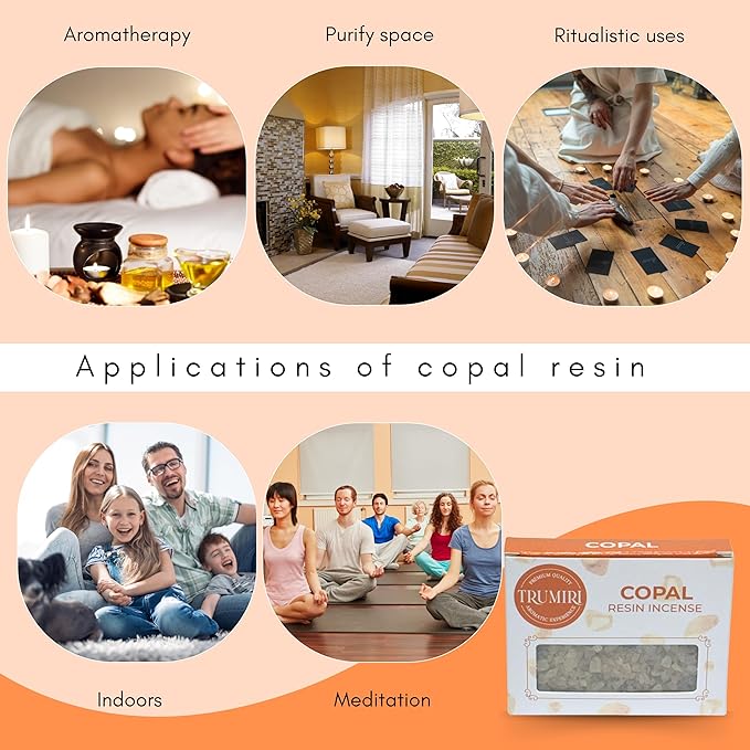 Copal Resin Incense - Natural Tree Gum Sap - 30g Pack