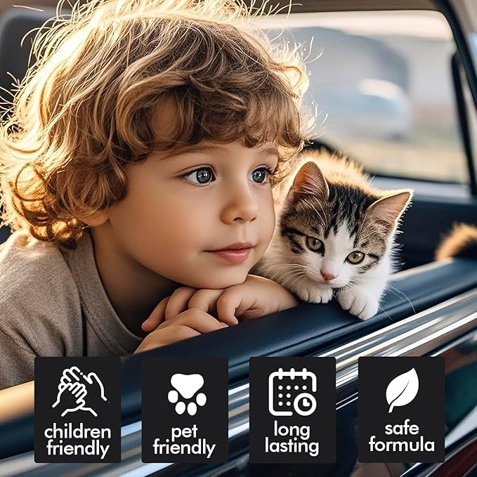 Car Air Freshener Vent Clips, Lavender Scent, 6 Pack, Long Lasting Scent Up to 180 Days, Car Fresheners for Women, Car Vent Clip for Men