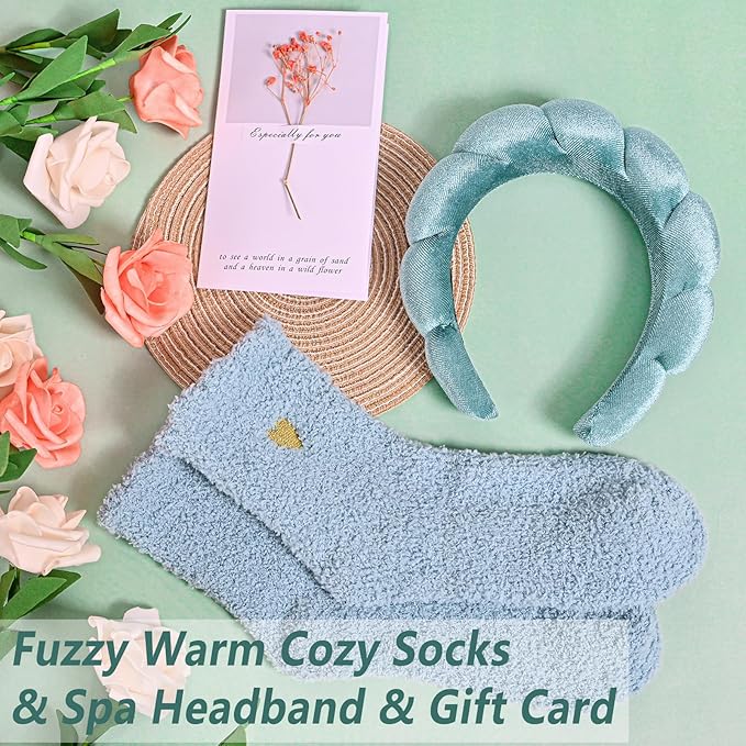 Get Well Soon Gifts For Women, 10 Pcs Care Package Get Well Gift Basket, Self Care Gifts with Luxury Flannel Blanket, Relaxing Spa Box Thinking of You Basket for Her, Mom Sister Best Friends
