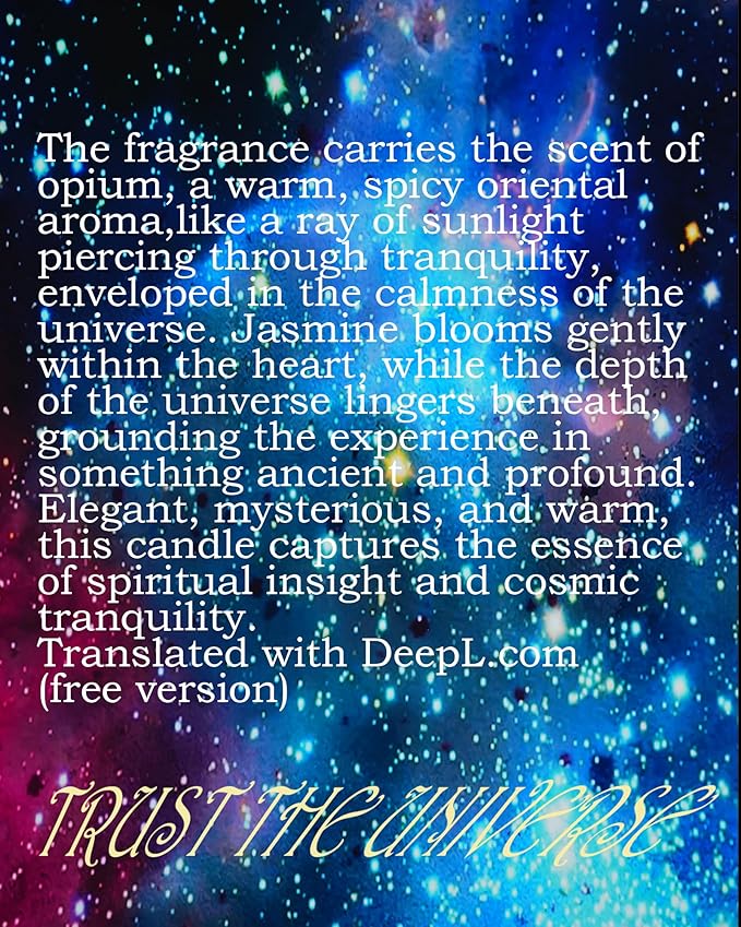 Healing Candles, Manifestation Candles, Magical Gifts, Energy, Chakras, Law of Attraction, Gifts to Empower Women, Birthday Gifts, Graduation Gifts, Emotional Support. (TRUST THE UNIVERSE)