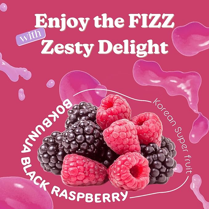 DALAMHARI Kombucha Powder Packets | Black Raspberry 20T | Korean Powdered Kombucha Drink Reset Urban Remedy Synergy Scoby Starter Kit Sugar Free Adaptogen Drink Health Ade Loaded Tea Packets