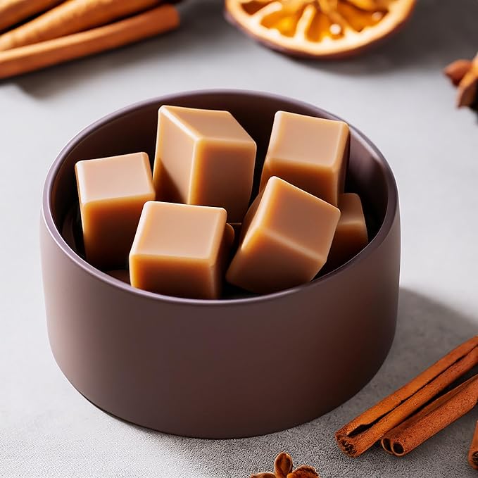 Cinnamon Clove Strongly Scented Hand Poured Vegan Wax Melts, 12 Scented Wax Cubes, 6.4 Ounces in 2 x 6-Packs