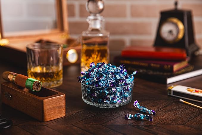 GLITTERATI Deluxe Mint Italian Miniature Hard Candies, Individually Wrapped Gourmet Candy, Vegan, Gluten Free, Non-GMO, 14 oz Resealable Pouch, 400 Ct.