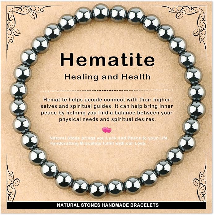 AD Beads 4mm6mm8mm10mm Handmade Bracelet - Natural Gemstone for Peace and Tranquility - Meditation, Yoga, Healing and Energy Gift for Unisex