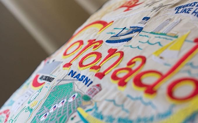 Catstudio Coronado Embroidered Decorative Throw Pillow