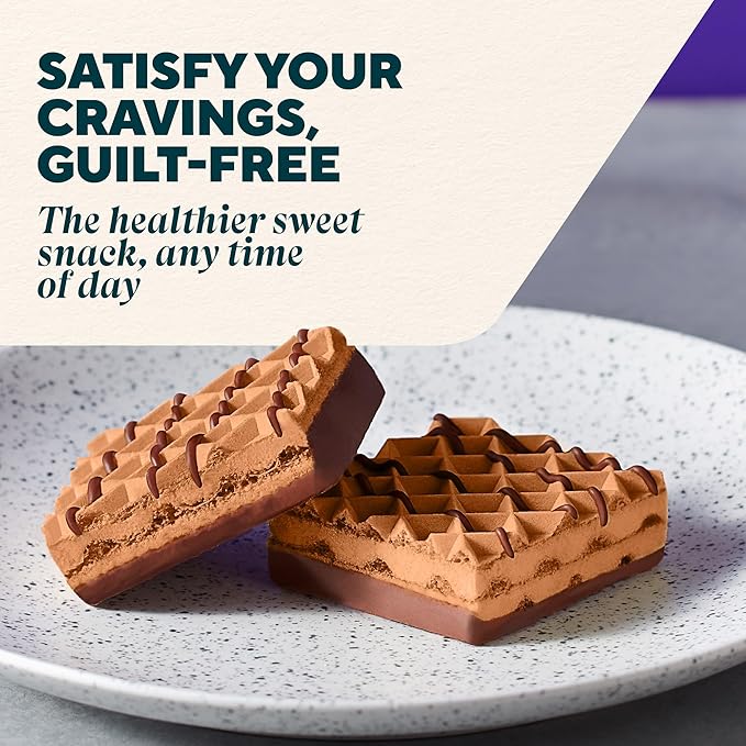 Myprotein Protein Bars, Crispy Protein Wafers, 15g High Protein Snacks, Box of 10 Chocolate Wafers Packs, Milk & Whey Protein Isolate, Light & Crunchy