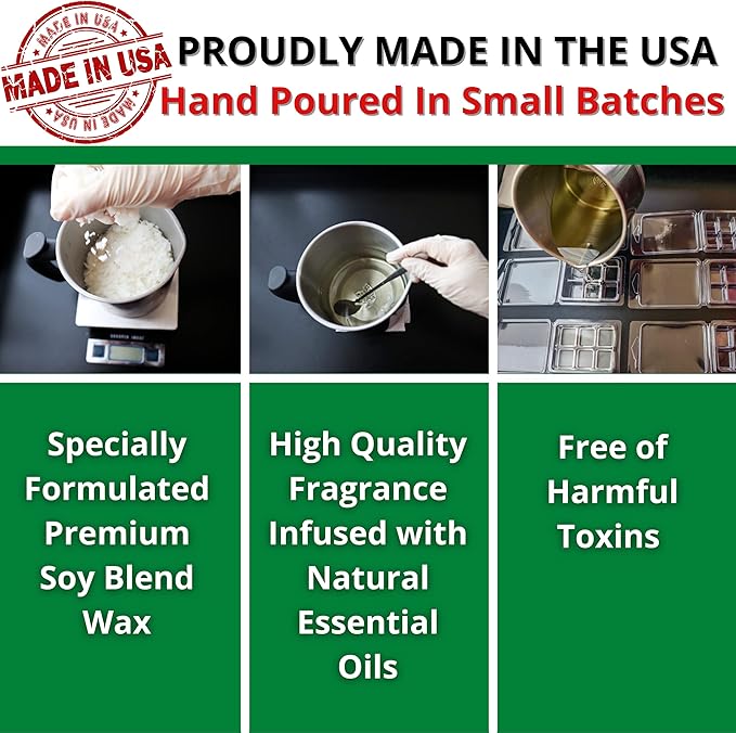 Kermode Fall Wax Melts - 6 Amazing Fall Scented Wax Melts for Warmers - 36 Autumn Holiday Scent Cubes - Soy Blend - 15 oz