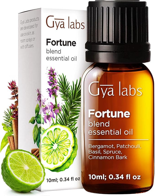 Gya Labs Fortune Essential Oil Blend - Uplifting & Inviting (0.34 Fl Oz)