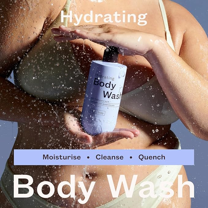frank body Hydrating Body Wash | Moisturizes, Hydrates & Soothes | Hyaluronic Acid, Aloe Vera & Glycerin | Cucumber & Waterlily Scent | Vegan & Cruelty Free | 360ml