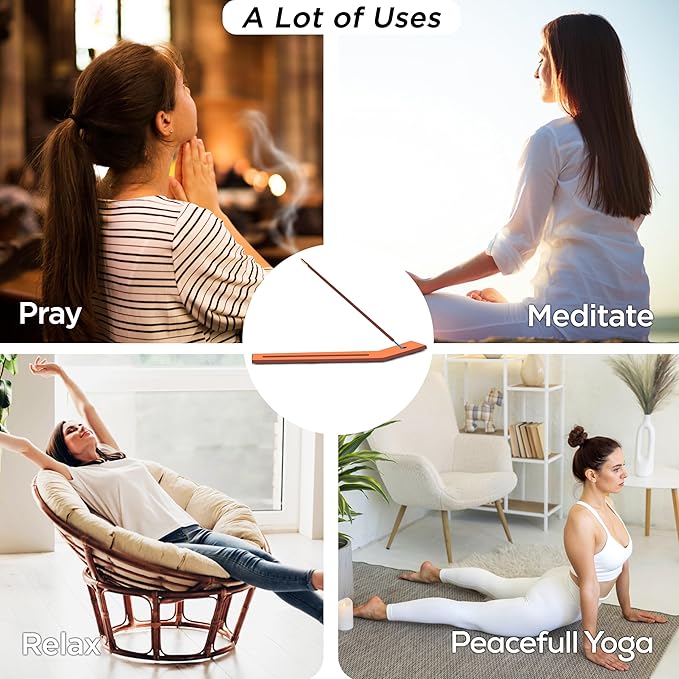 Raajsee Nag Champa Incense Sticks (180 gm), 100% Pure Organic Natural Hand Rolled Free from Chemicals - Nag Champa Incense is Perfect for Aromatherapy, Cleansing, Meditation (Pack of 12)