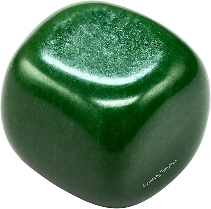 Amazing Gemstone Dark Green Aventurine Crystals and Healing Stones Tumbled - 1000+ Carats Dark Green Aventurine Stone, Healing Stones for Energy Balance, Premium Polished Gems Rocks for Meditation