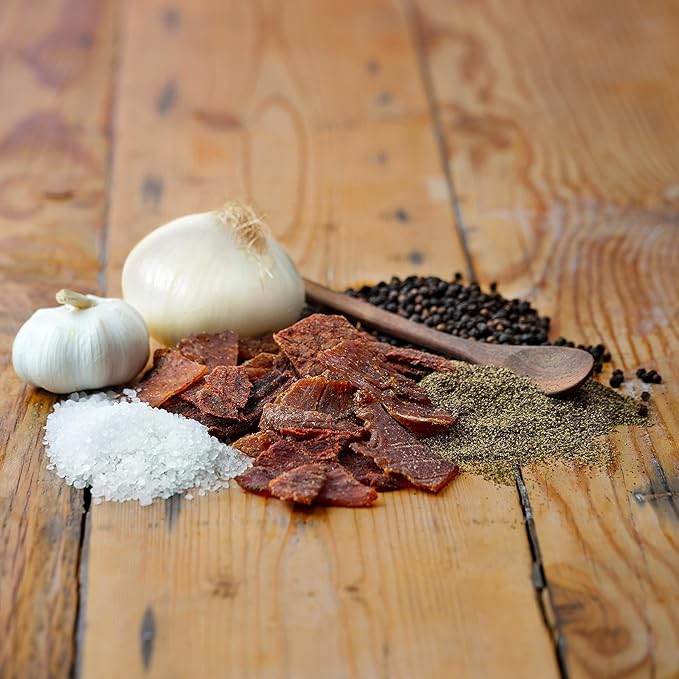 Field Trip Grass Fed Beef Jerky, Healthy Gluten Free Snacks, All Natural, High Protein Snack with No Nitrates, 2.2 Ounce Bag, 4 Pack, Original