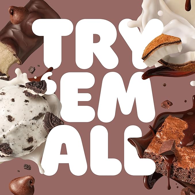 Built Bar, Puff Protein Bars, Brownie Batter Puff, 17g Protein Snacks, On-The-Go Bars, Only 140 Calories, 6g Sugar, Collagen, Gluten Free, 12 Count