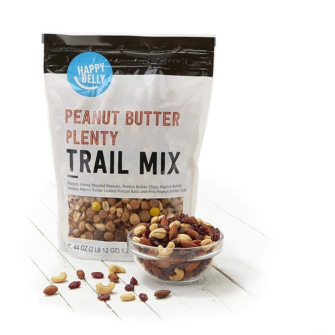 Amazon Brand - Happy Belly Peanut Butter Plenty, Trail Mix, 2.75 pound (Pack of 1)