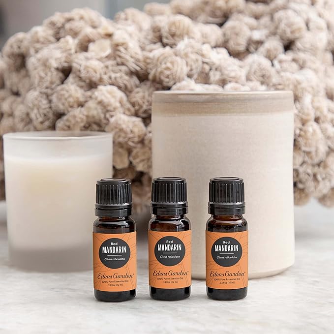 Edens Garden Mandarin-Red Essential Oil- 100% Pure Premium Grade, Undiluted, Natural, Therapeutic, Aromatherapy, The Best for Diffuser, Skin, Candle, Humidifiers 10 ml (.33 fl oz)