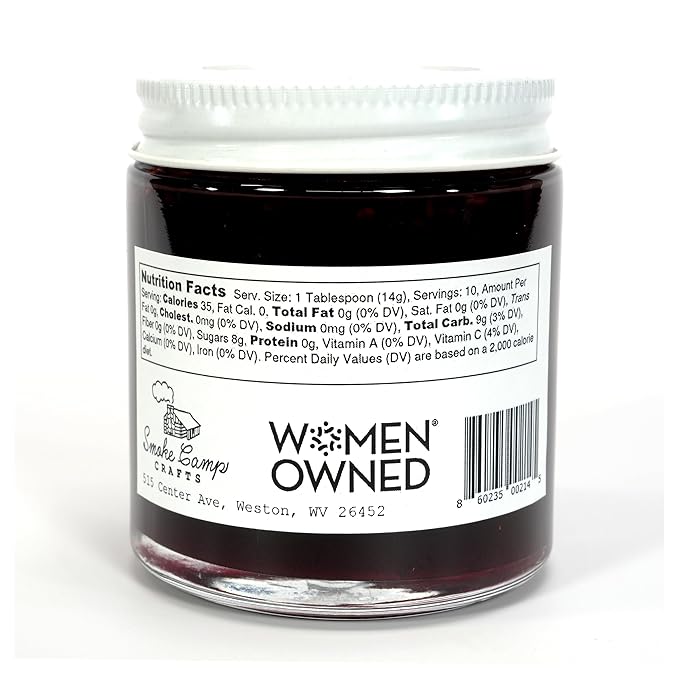 Berry Berry Berry Jam, 5 oz - Craft, Gourmet, Unusual Jams & Jellies Made in West Virginia, USA