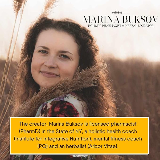 Stress-Relief Herbal Tea Blend with Calming Chamomile, Lavender, Rose, Lemon Verbena, Agrimony, Catnip, Damiana, Holy Basil, Hawthorn Berry, and Skullcap for Relaxation (Herbal Tea)