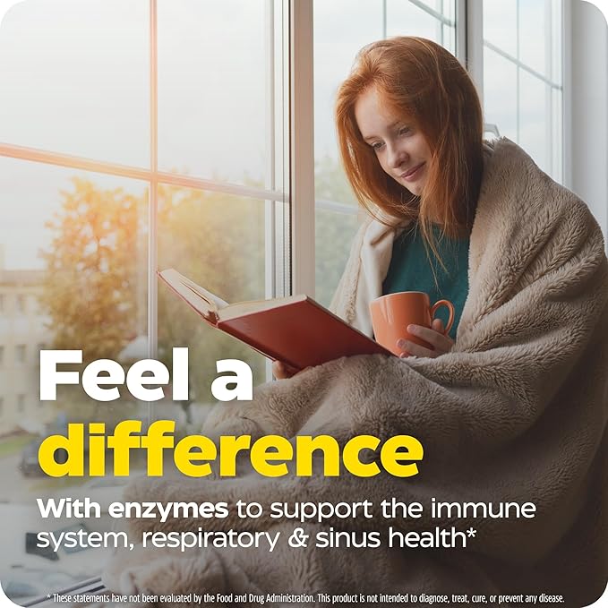 Enzymedica, Immune Defense, Regular Strength, Proteolytic Enzymes for Immune Support, 60 Count