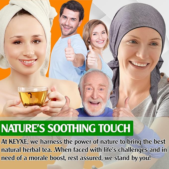 KEYXE - USDA Organic Soursop Graviola Leaves Tea 50 Bags. Non-GMO Verified , 100% Organic Soursop Leaves for Digestion, Boosting Immune, Improving Sleep & Skin Health, Gluten Free, Caffein Free , Hojas De Guanabana Tea Organica, Eco-Conscious Tea Bags