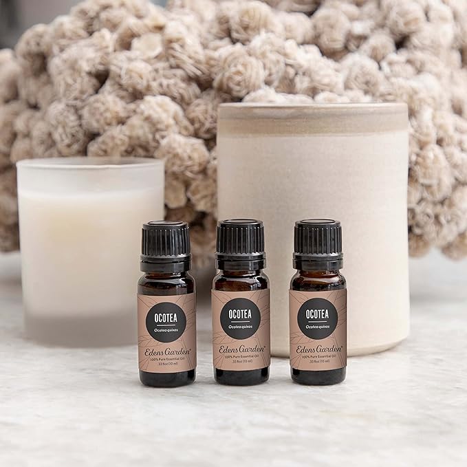 Edens Garden Ocotea Essential Oil- 100% Pure Premium Grade, Undiluted, Natural, Therapeutic, Aromatherapy, The Best for Diffuser, Candle, Laundry, Humidifiers 10 ml (.33 fl oz)