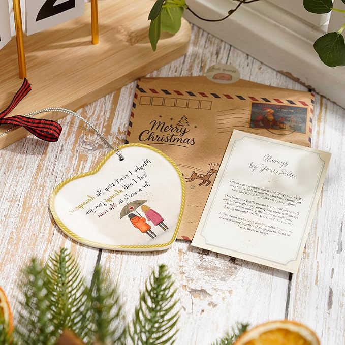 Friend Ornament – Best Friend Gifts | Friendship Ornament + Friend Gifts for Women – Christmas ornament 2025 – White elephant gifts - Xmas Tree Funny Decoration Decoration