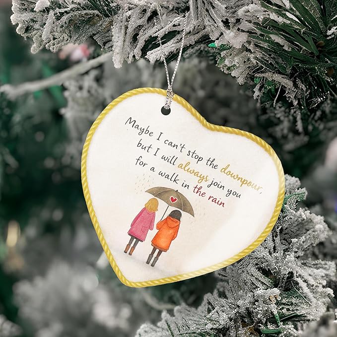 Friend Ornament – Best Friend Gifts | Friendship Ornament + Friend Gifts for Women – Christmas ornament 2025 – White elephant gifts - Xmas Tree Funny Decoration Decoration