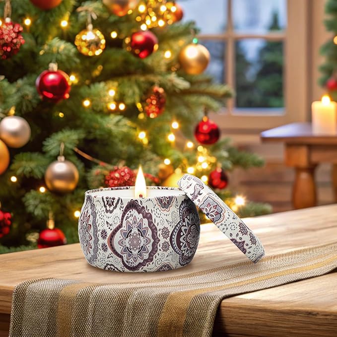 Scented Candle Gifts for Women, 4 Pack 4.4 oz Aromatherapy Candles, Stocking Stuffers for Women, Stress Relief Gifts for Girlfriend, Teacher, Mom, Anniversary, Birthday, Christmas Gift