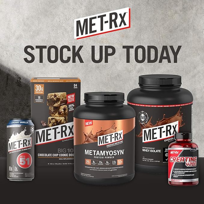 MET-Rx Big 100 Colossal Protein Bars, Healthy Meal Replacement Snack, Variety Pack, 3.52 oz bars, 9 Count (Pack of 3)