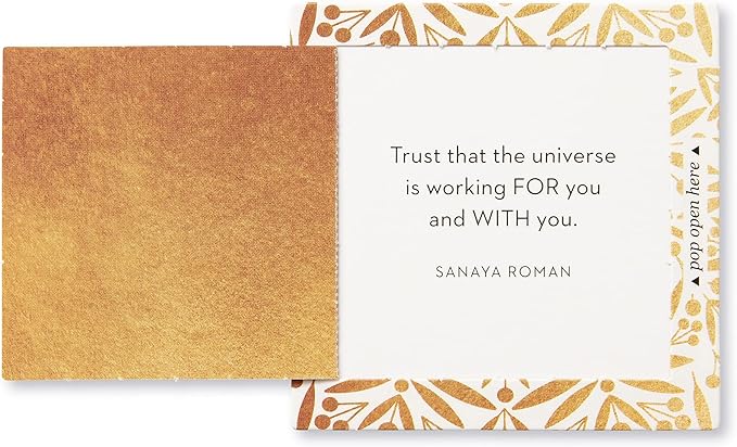 Compendium ThoughtFulls Pop-Open Cards — 4-Pack of Believe, Shine, Holiday Cheer, Merry Christmas — 120 Pop-Open Cards, Each with a Different Message Inside