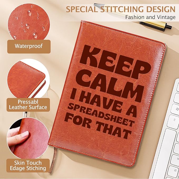 LBWCER Inspirational Motivational Gifts,Little Reminders Journal Notebook,Little Reminders Hardcover Notebook,Motivational Journal (KEEP CALM)