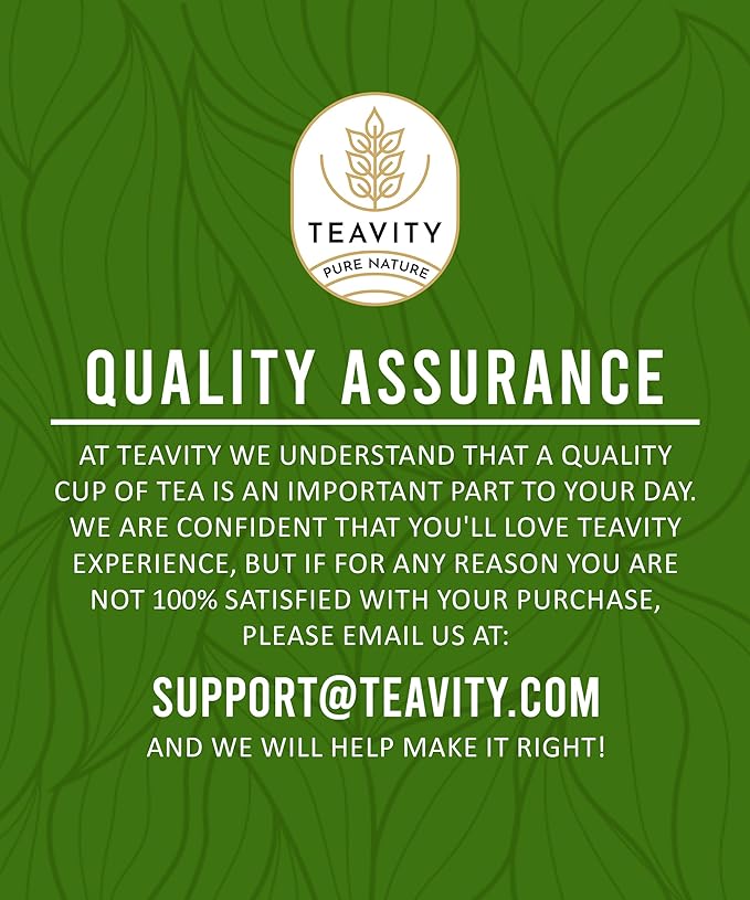 Organic Moringa Green Tea with Peppermint Tea Pods for Keurig - Naturally Caffeinated by Teavity (12 Tea Pods)